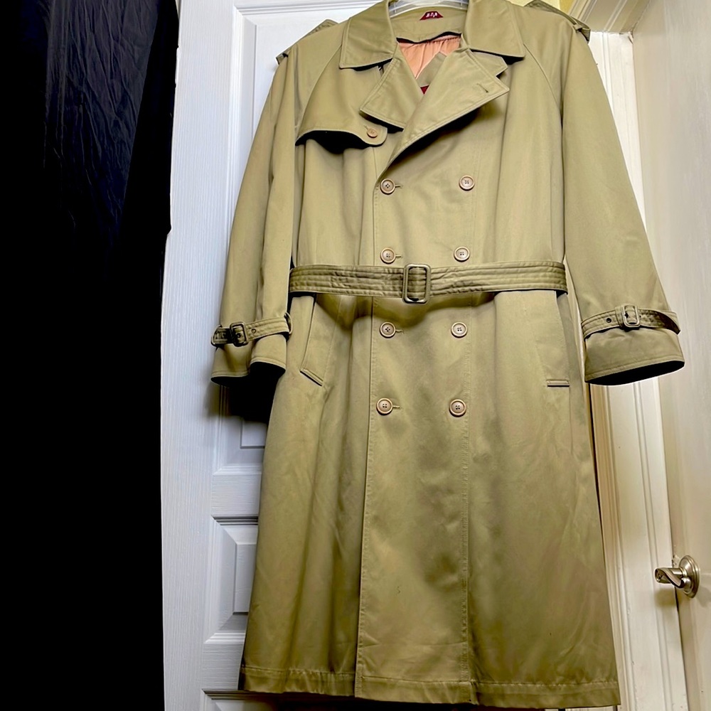 Women’s double-breasted trench coat 42reg
